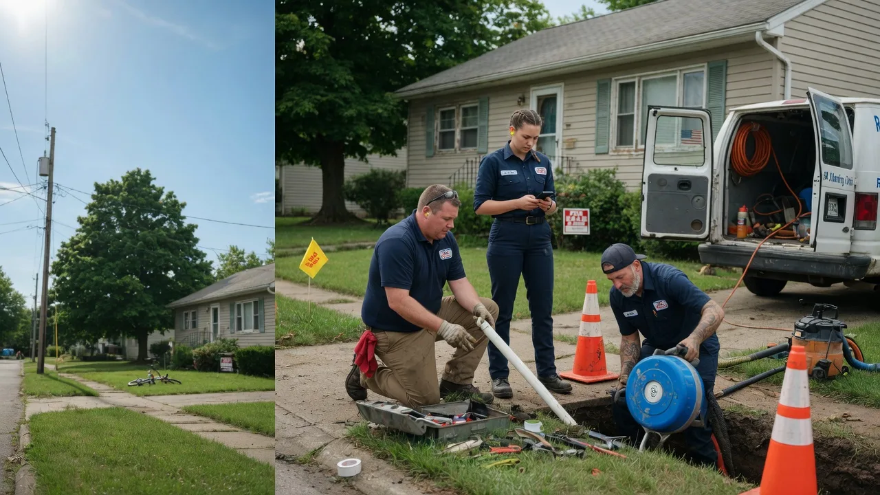 Sewer Line Repair in Timewell, IL near me